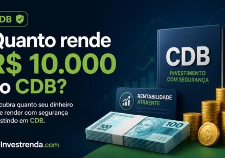 Quanto rende R$ 10.000 no CDB Saiba quanto pode render