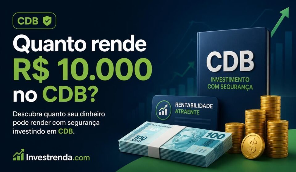 Quanto rende R$ 10.000 no CDB Saiba quanto pode render