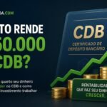 Quanto rende R$ 50.000 no CDB? Veja uma simulação